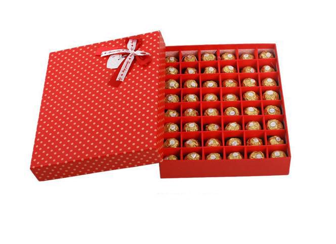 chocolate box with divided inside