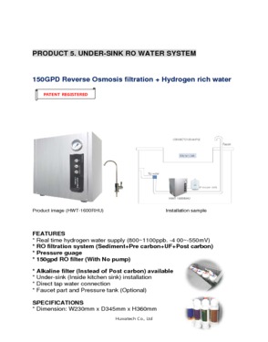Hydrogen Water purifier