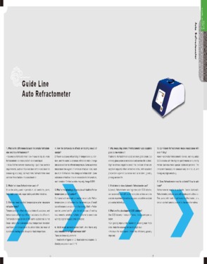 Automatic Abbe Refractometer