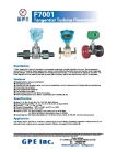 F7001 Tangential Turbine Flowmeter