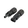 AMPHENOL Waterproof and Dustproof Photovoltaic Connector, MC4 Male/Female Connector Plugs for Solar Panel Modules