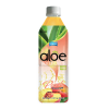 Aloe Vera Drink with Pulp with peach flavor in PET bottle 500ml