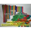 birch wood color craft sticks