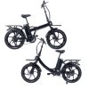 Classic Style 20Inch Electric Folding Bicycle 36V 250W Integrated Motor City Bike