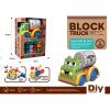 Wokaiblocks Educational Baby Toys Light Music Straw Material Engineering Vehicle Building Block Kids