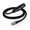 XLR to USB-C Pure Copper Shielded Audio Cable - Microphone Recording Cable, Compatible with iPhone and MAC