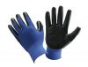 13G polyester liner with smooth nitrile, palm coated