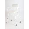 Kitchen Stool, Height Adjustable Stool with Handlebars, Seat Cushions and Backrest