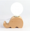 Cute Desk Lamp Creative Table Lamp with Wood Base Changeable Shape Desk Lamp for Bedrooms