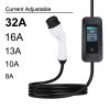 New Energy European - Standard Portable Charger with Adjustable 32A Current, Portable On - board Charger, No Grounding Required
