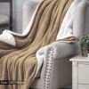 100% polyester sherpa fleece mink blanket