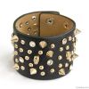 Fashion Genuine Leather Revit Alloy Bracelet