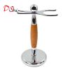 latest razor metal drip stand shaving holder for shaving brush and 3 blade shaving razor