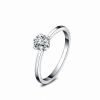 European style popular woman wedding crystal ring