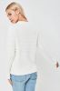 Round Neck Handmade Casual Knitwear Long Sleeve Merino Wool Knit Sweater For Women