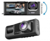 3 Camera Car Dashcam DVR 1080P 