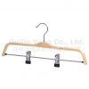 Laminated Wooden Trouser Hangers with Clips