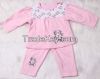 Lovely baby Girl clothing set with bear