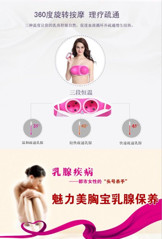 Breast care breast pain massager breast cancer symptoms treatment