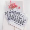 Double woven top quality care tags for clothing