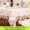 Handmade Cutout Exquisite Embroidered Decorative Dining Table Cloth Set Chair Cover Table Runner Cushion Cover