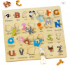 Custom Small Animals Alphabet Puzzle Educational Cartoon Toys Puzzle