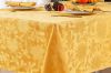 Gold Christmas tablecloth