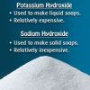 High purity sodium hydroxide/caustic soda and Potassium Hydroxide for sale