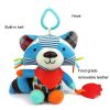 Infant Soft Plush Animal Stuffed Baby Rattle,squeaker toy hand ring bell rattle baby plush toy