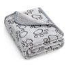 Cute Soft Flannel Fleece Blanket Super Cozy Pet Blanket for All Season