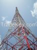 telecommunication self-support lattice steel tower