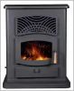 Affordable Home Black Indoor Freestanding Heating-Wood Pellet Heater Fireplace Stoves  Bedroom Furniture Set