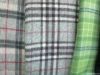 woolen checked fabric