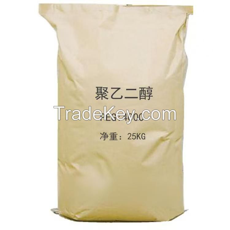 Polyethylene Glycol PEG 4000 6000 Coating Agents Lubricants and Flavor Additives.