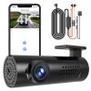 Dual Camera Car Dashcam Hidden GPS WiFi Hotspot