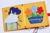 Quiet Busy book Fabric Activity Book sensory toy for toddler