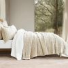 Luxury Velvet Quilt Set Bedspread Coverlet Quilted Bedding Set