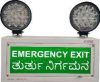 Industrial Emergency Light with  Exit Signage -Indoor