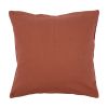 Cotton cushion cover with a geometric print, terracotta, collection Ethnic