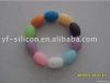 charming silicone bead bracelet