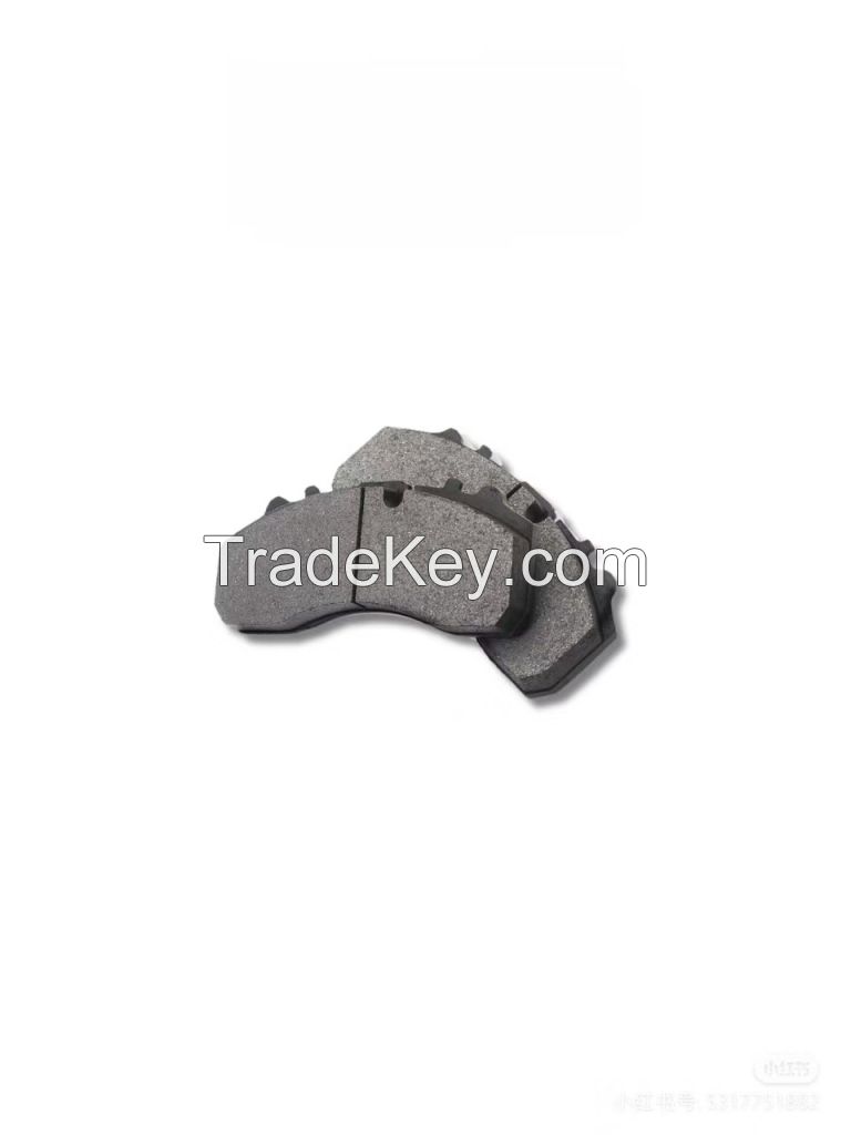 Brake pads for automobiles and trains
