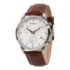 OEM High End Chronograph 3ATM Water Resistant Genuine Leather Watch For Men 