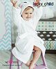 Bath Robe Happy Bathtime Little rabbit white