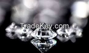 Black And Gray Custom Natural Clear-White Rose Cut Diamond Ring,White Polished Rose Cut Diamond