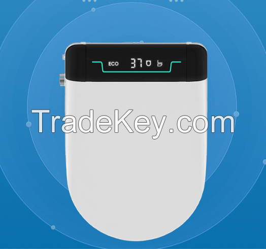 Intelligent toilet seat cover with hot water and antibacterial seat for household use