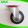 125mm Swivel Black Rubber Caster