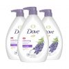 Dove Relaxing Body Wash Pump Calms &amp;amp; Comforts Skin Lavender Oil and Chamomile Effectively Washes Away Bacteria While Nourishing Your Skin 34 oz 3 Count