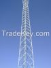 telecommunication lattice steel tower