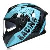 2021 New DOT Approved Double Visor Full Face Motorcycle Helmet