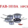 10pcs Aluminum Non-Stick Cookware Set